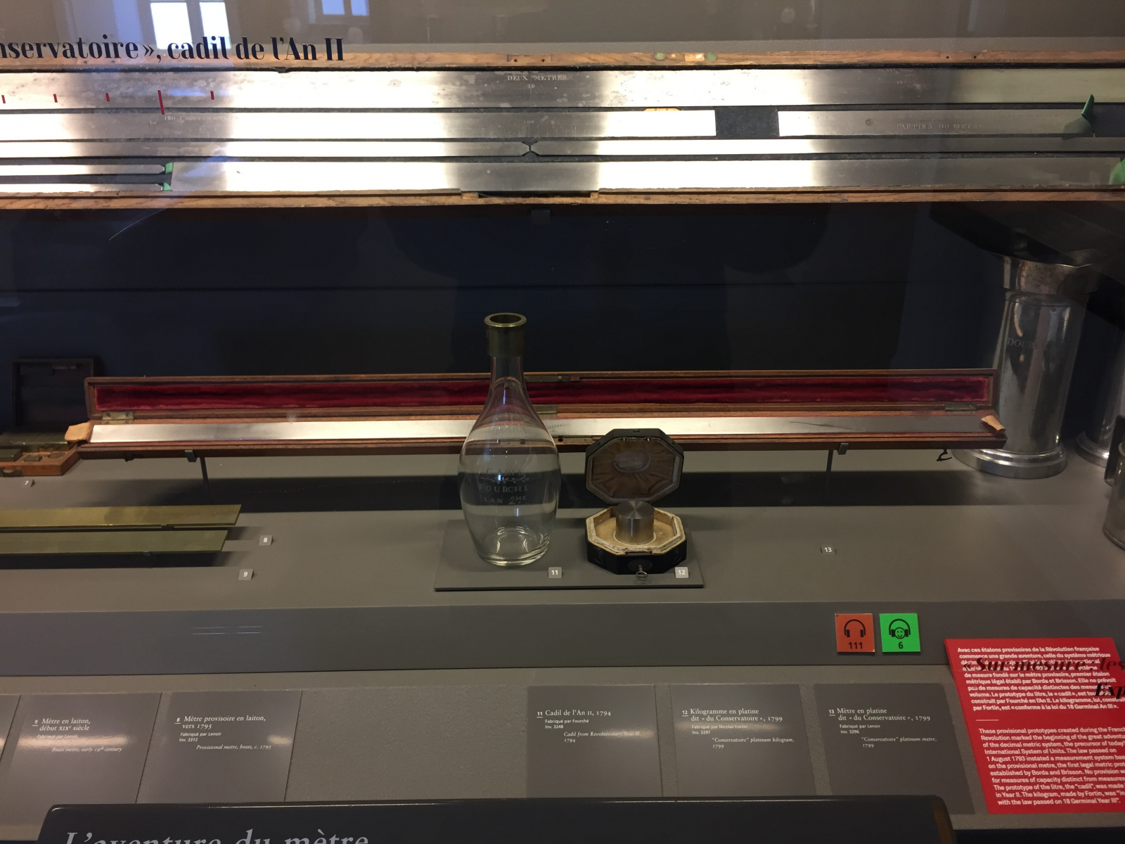 Visite de l’exposition « Sur mesure, les 7 unités du monde » au musée des Arts et Métiers
