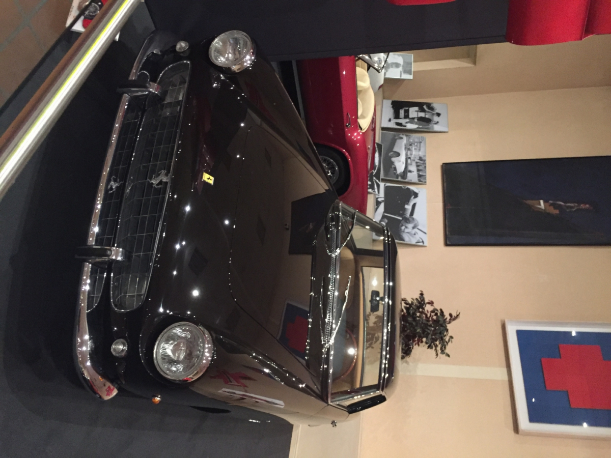 Visite de l'exposition Ferrari à Monaco.