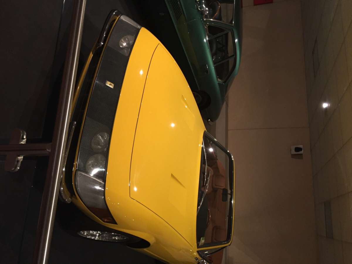 Visite de l'exposition Ferrari à Monaco.