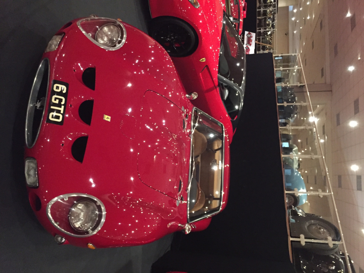 Visite de l'exposition Ferrari à Monaco.