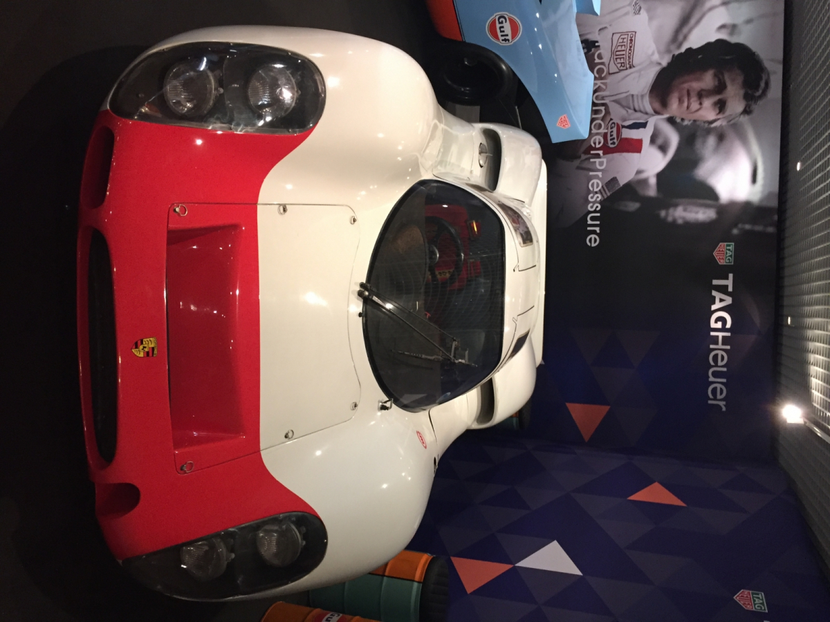 Visite de l'exposition Ferrari à Monaco.