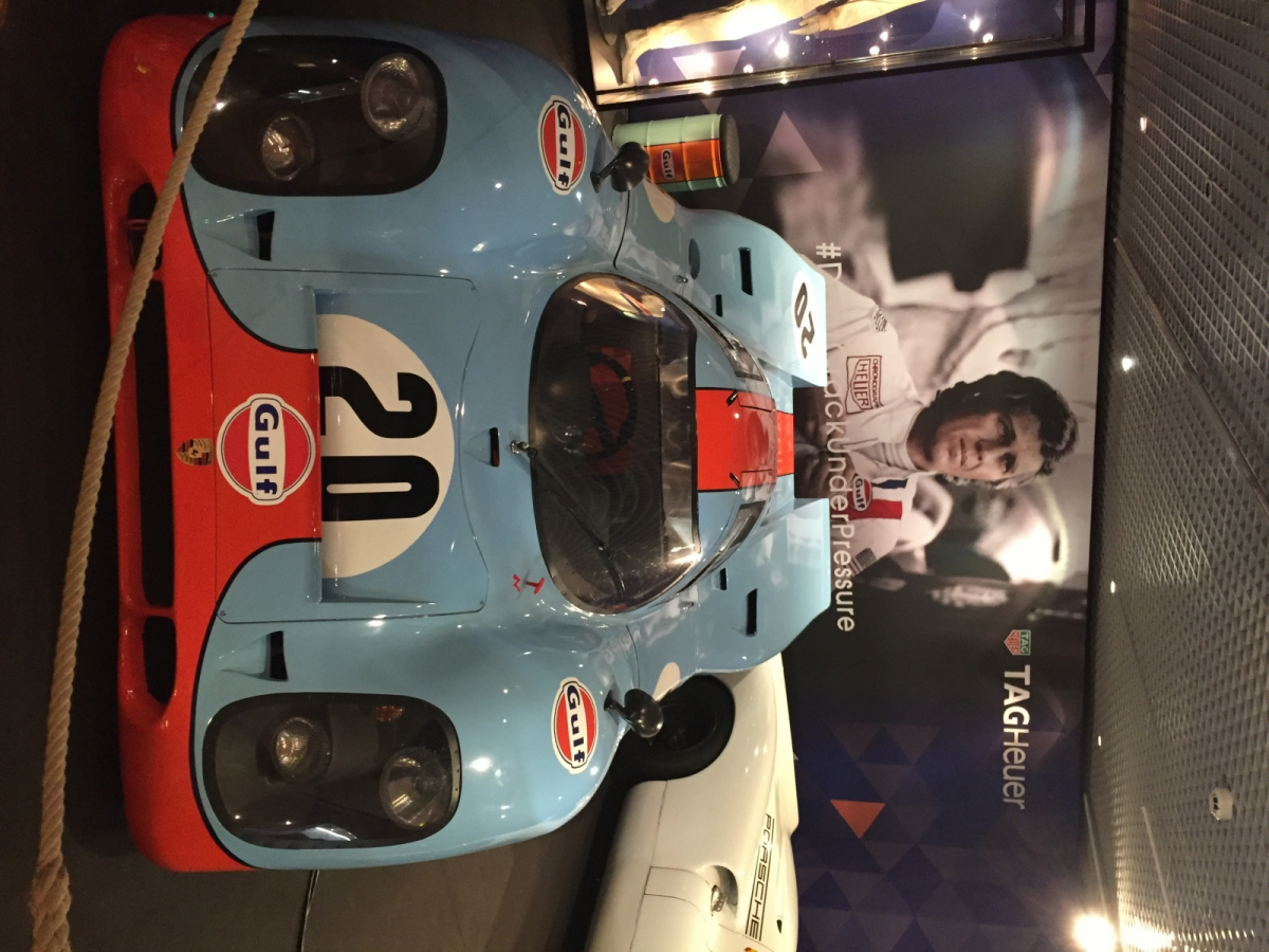 Visite de l'exposition Ferrari à Monaco.