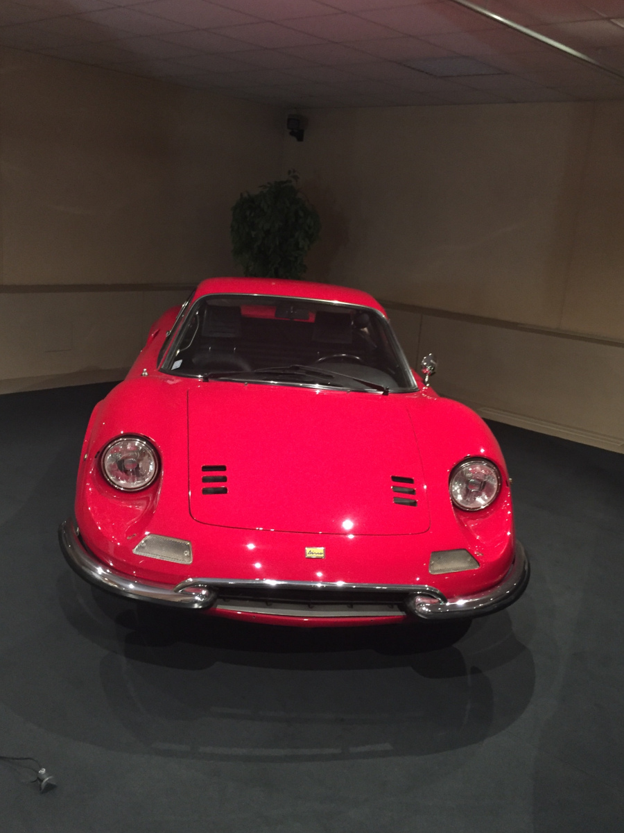 Visite de l'exposition Ferrari à Monaco.