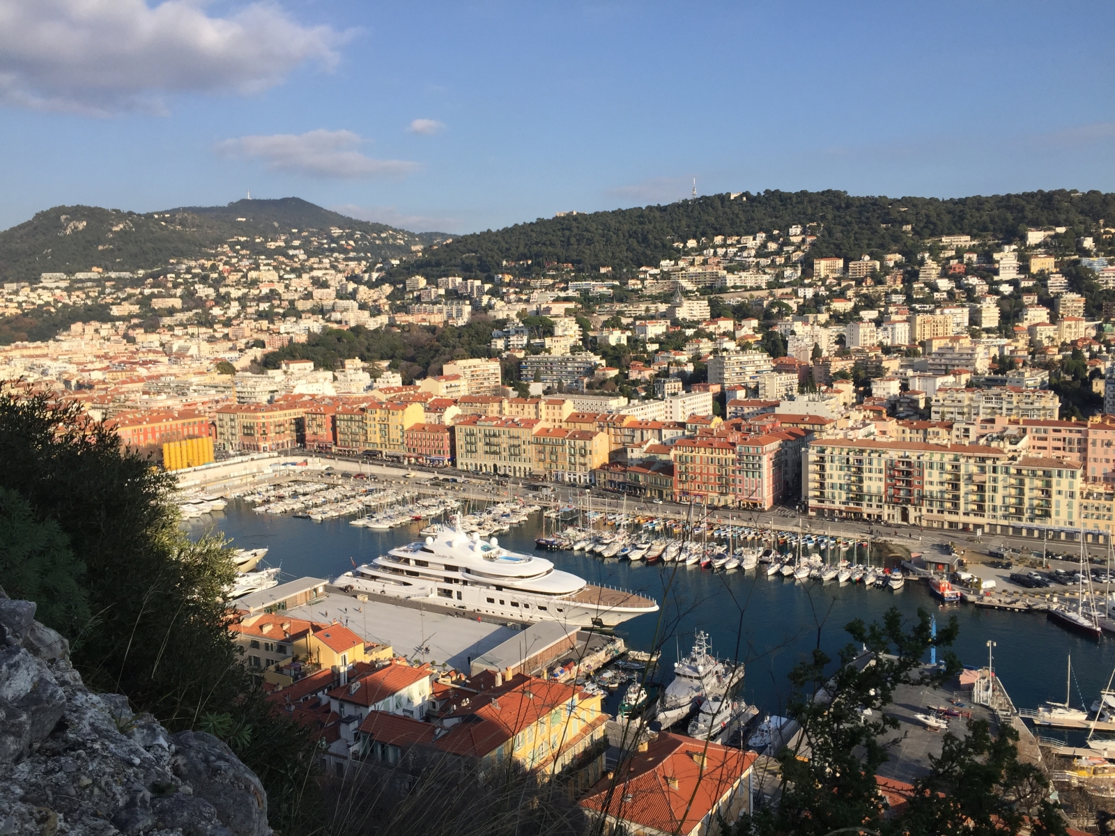 Ballade au château de Nice pour bien commencer l'année