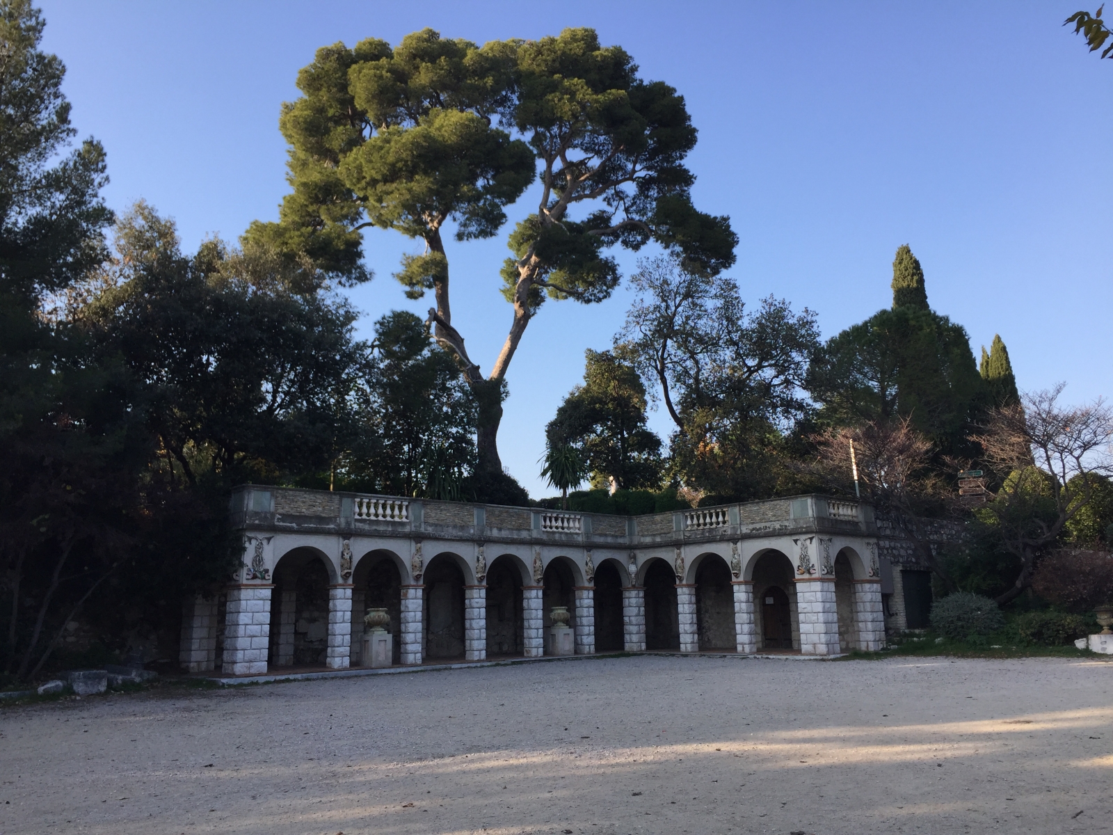 Ballade au château de Nice pour bien commencer l'année