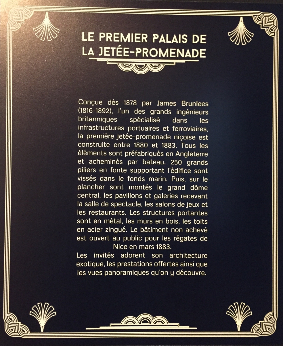 Visite de l'exposition sur le casino de la Jetée