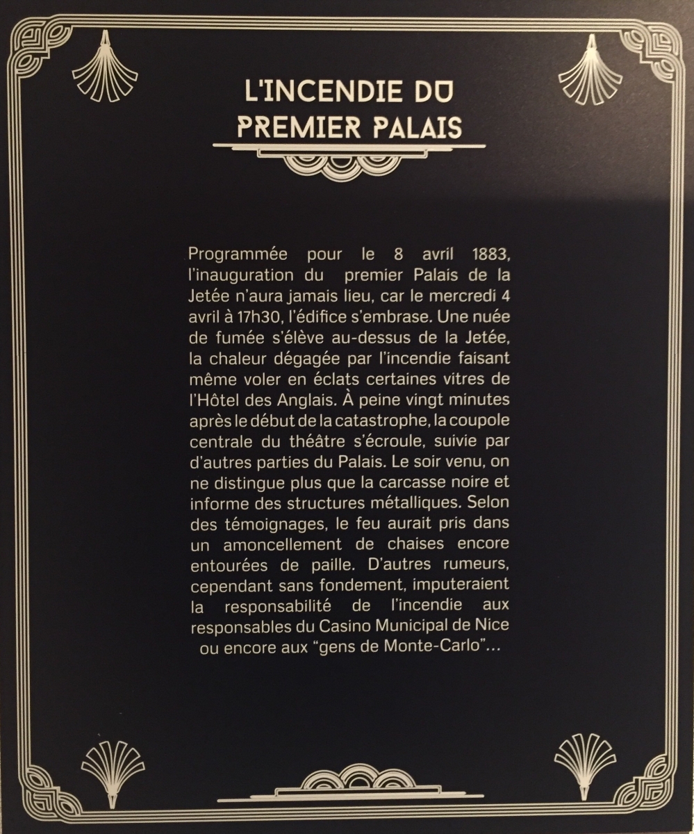 Visite de l'exposition sur le casino de la Jetée