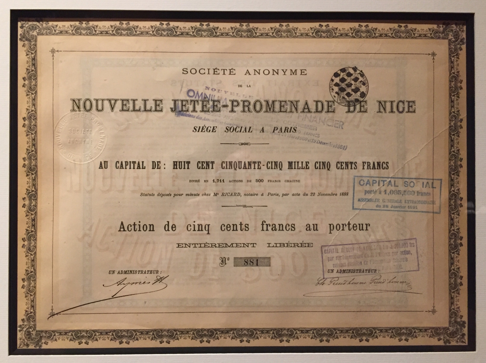 Visite de l'exposition sur le casino de la Jetée
