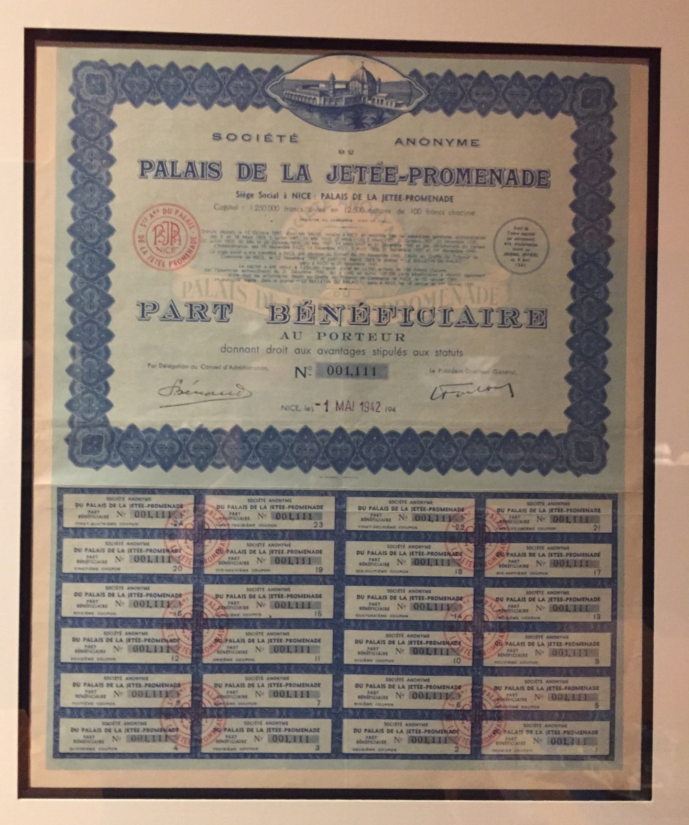 Visite de l'exposition sur le casino de la Jetée