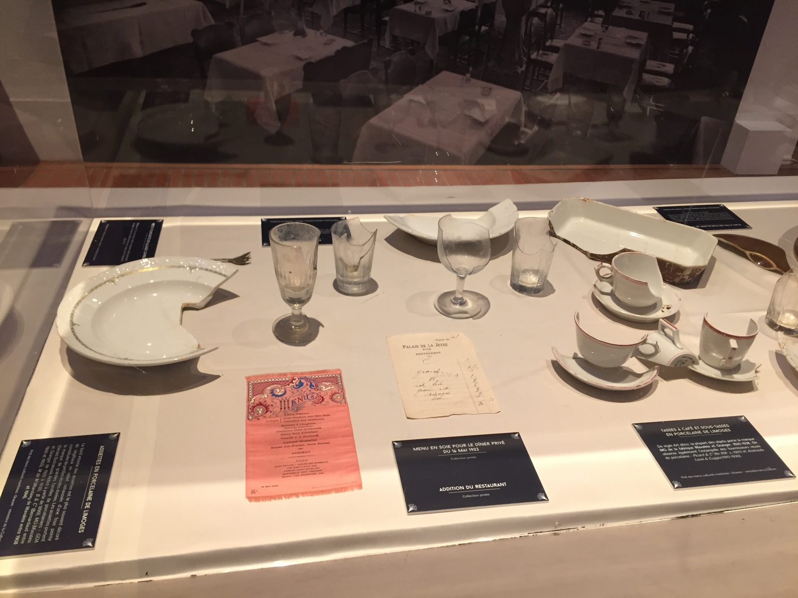 Visite de l'exposition sur le casino de la Jetée