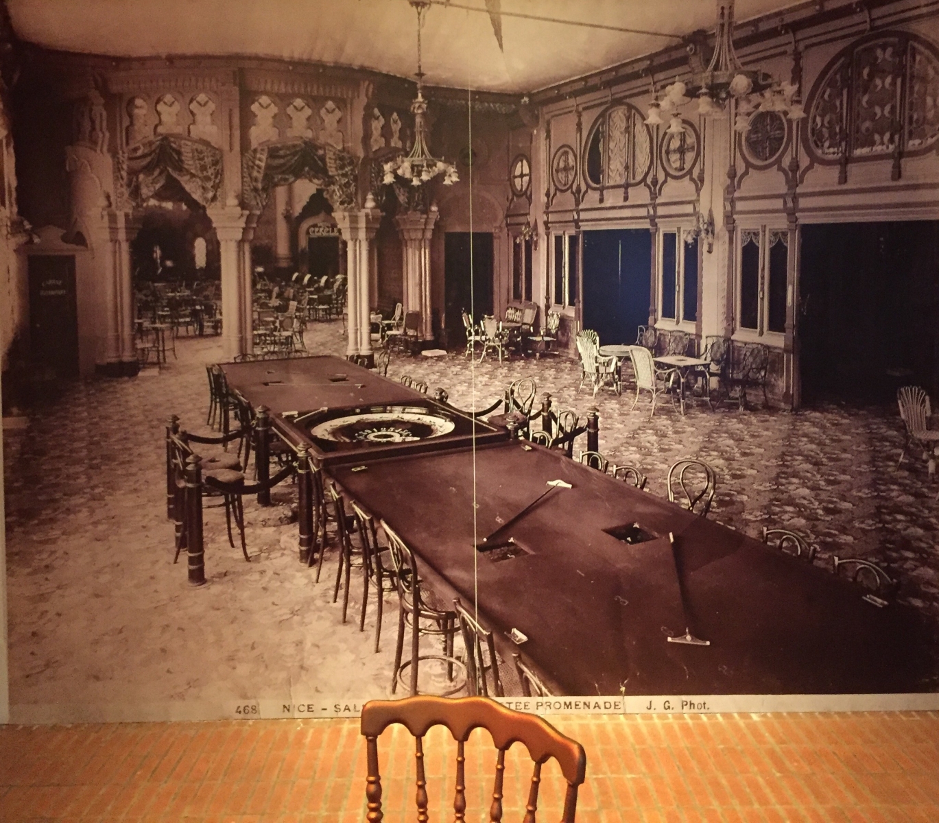 Visite de l'exposition sur le casino de la Jetée