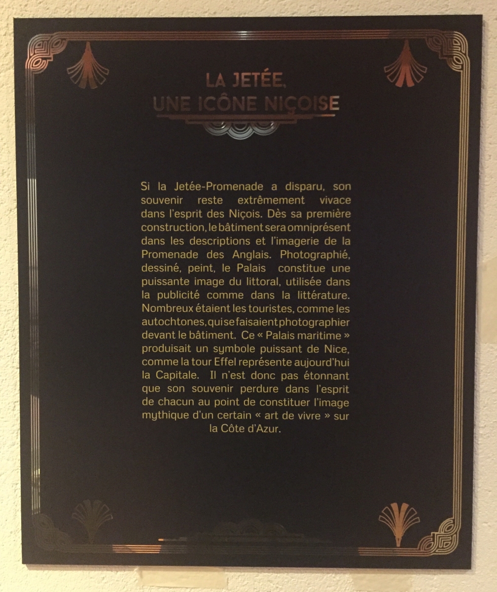 Visite de l'exposition sur le casino de la Jetée
