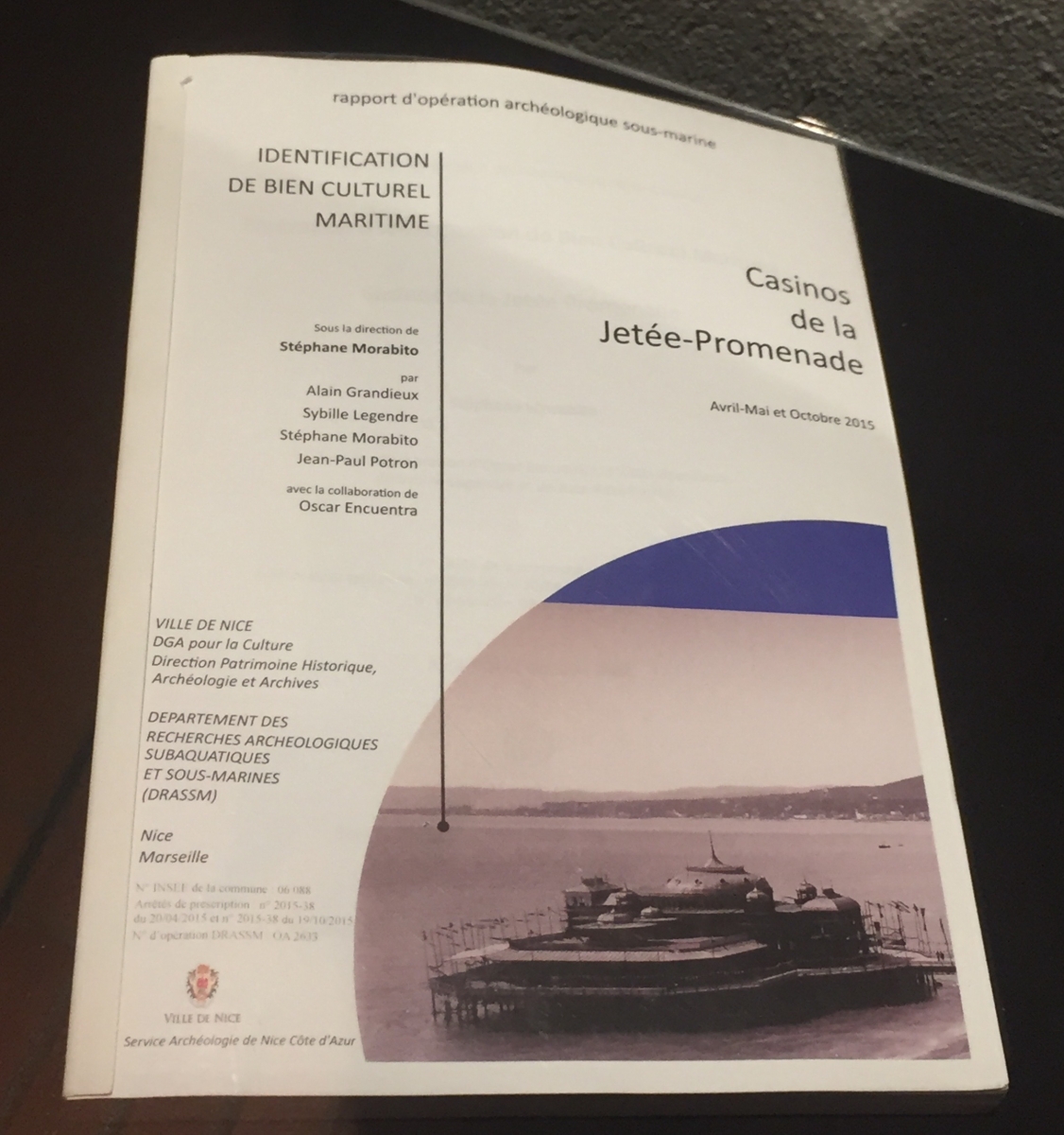 Visite de l'exposition sur le casino de la Jetée