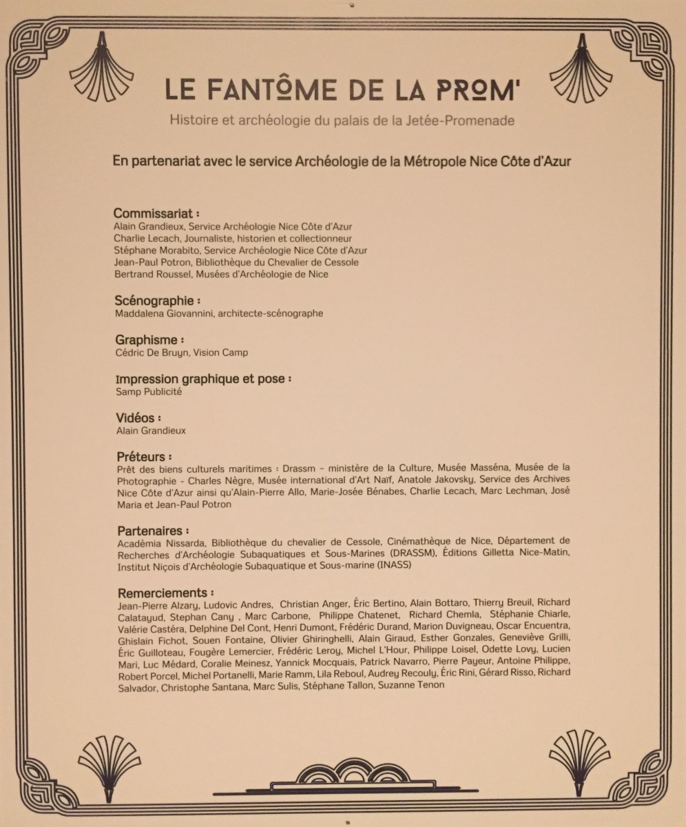 Visite de l'exposition sur le casino de la Jetée