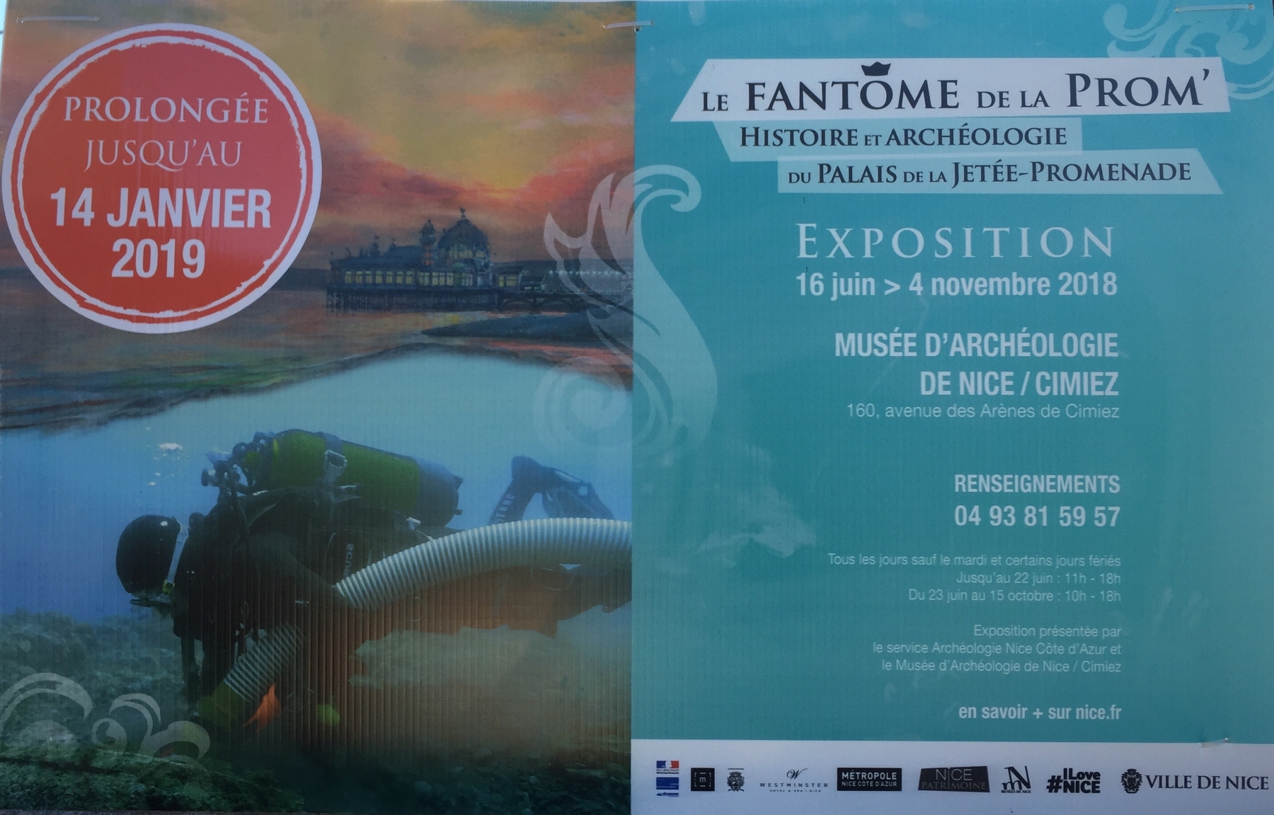 Visite de l'exposition sur le casino de la Jetée