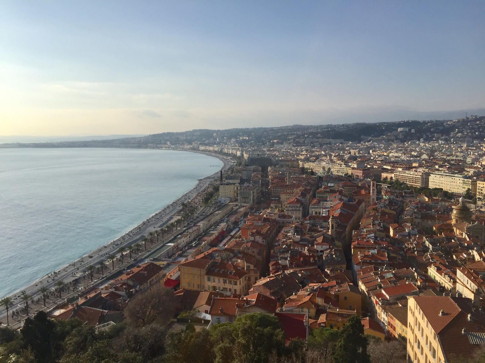 Ballade au château de Nice pour bien commencer l'année
