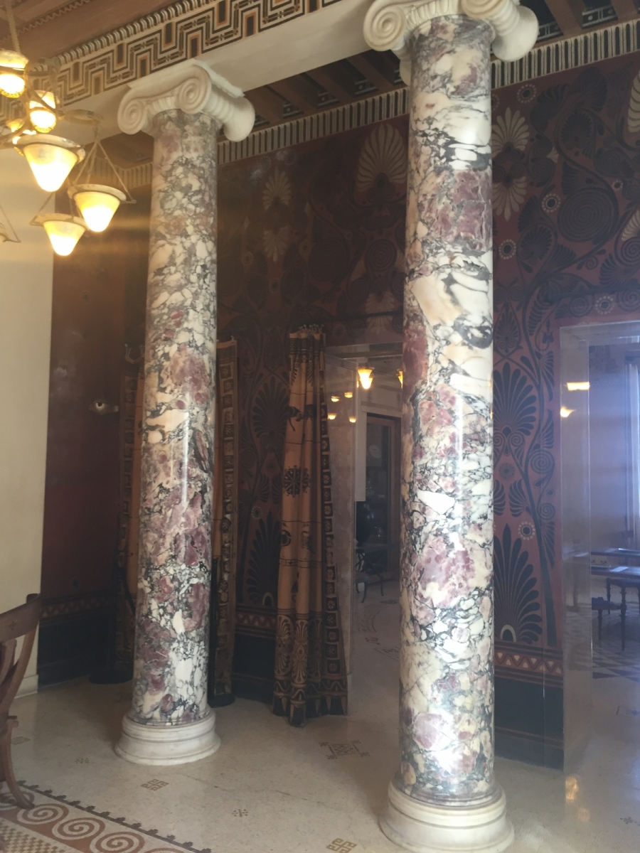 Visite de la villa Kérylos à Beaulieu