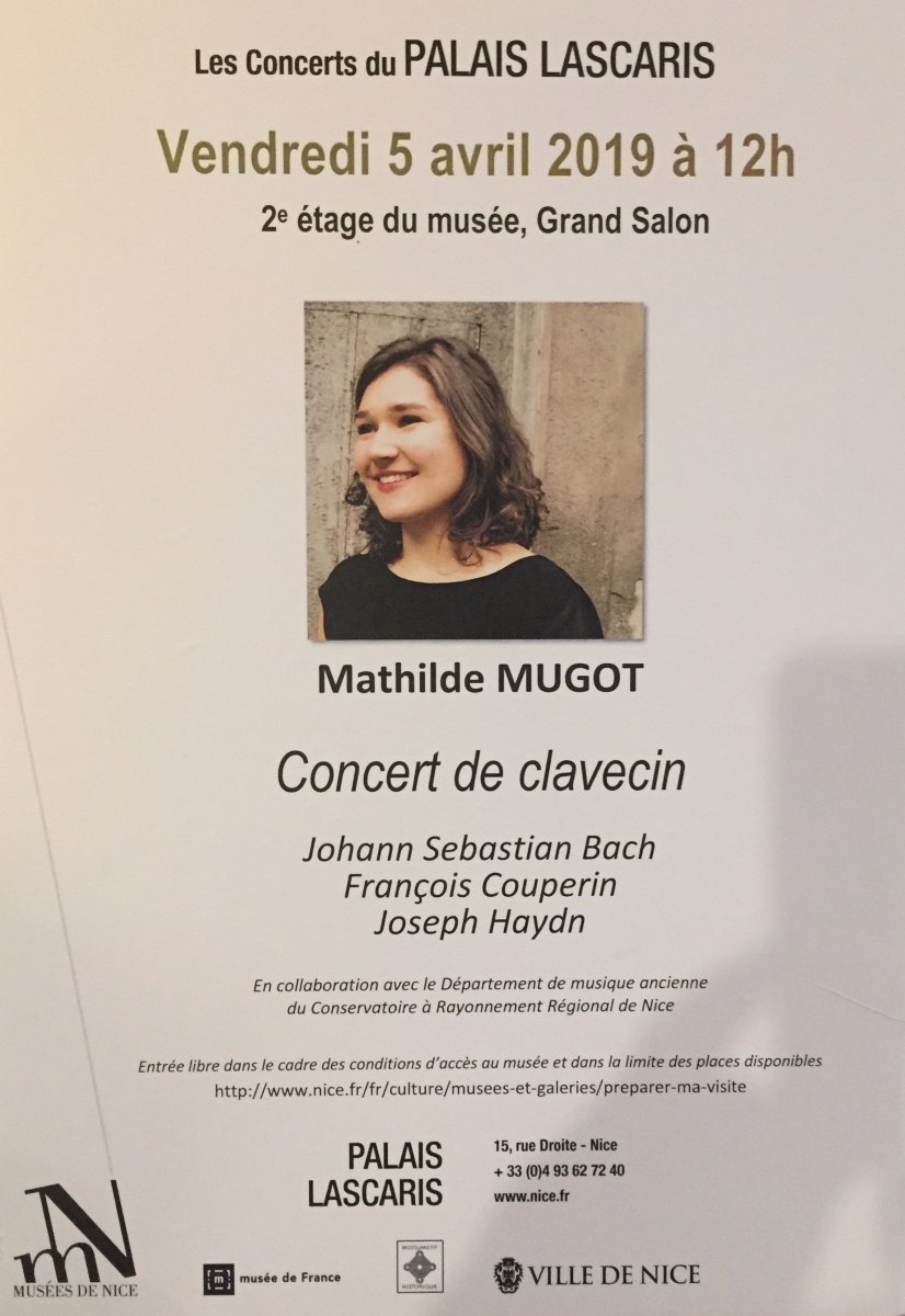 Concert de clavecin avec Mathilde Mugot