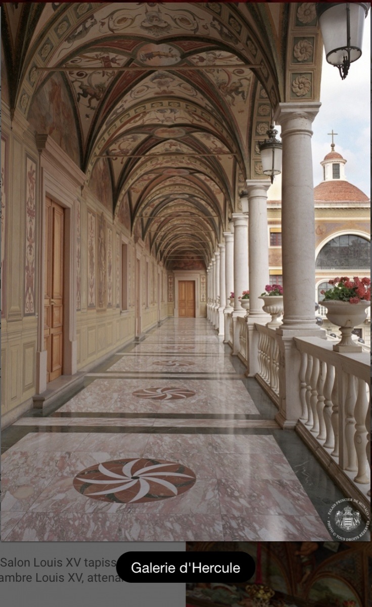Visite du palais de Monaco
