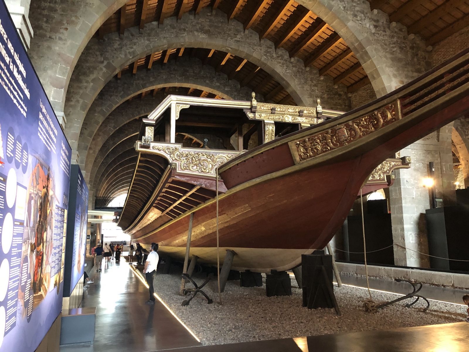 Visite du musée maritime de Barcelone