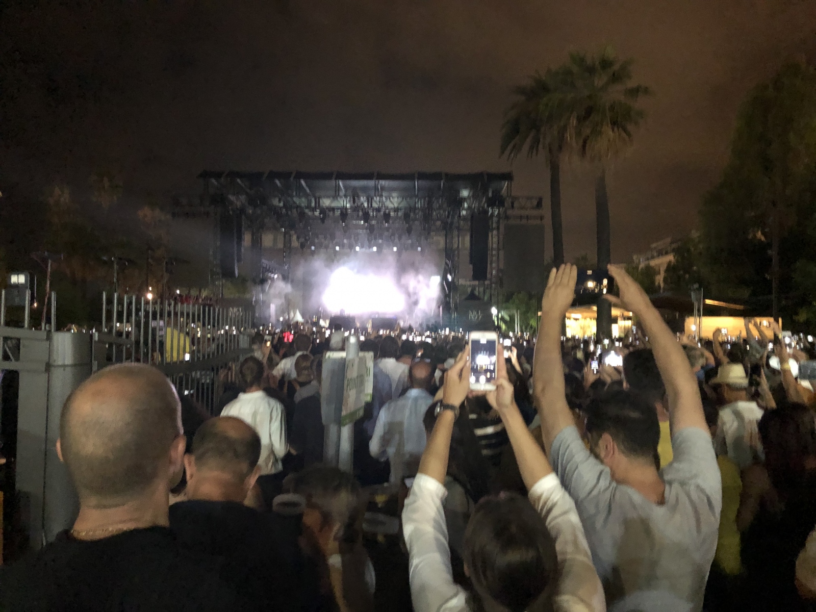 Concert des Black Eyed Peas au festival de jazz de Nice