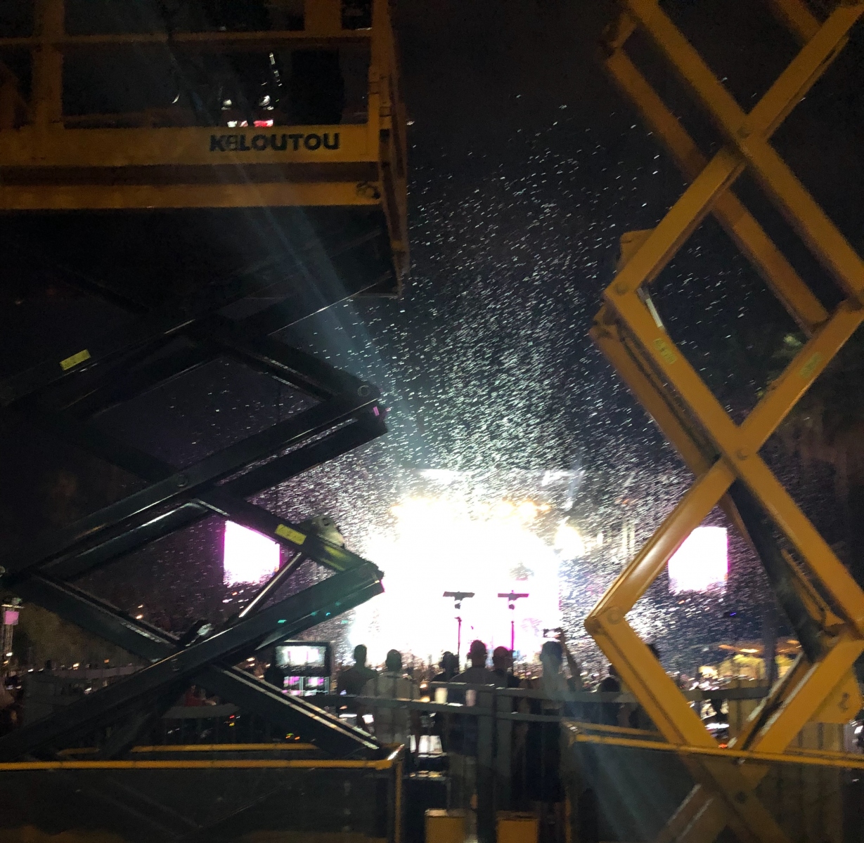 Concert des Black Eyed Peas au festival de jazz de Nice