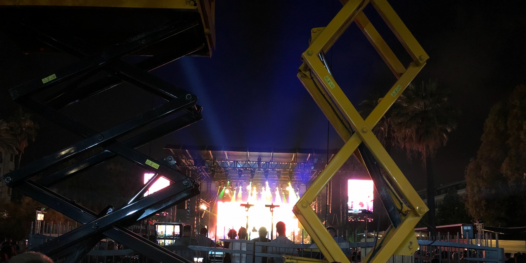 Concert des Black Eyed Peas au festival de jazz de Nice