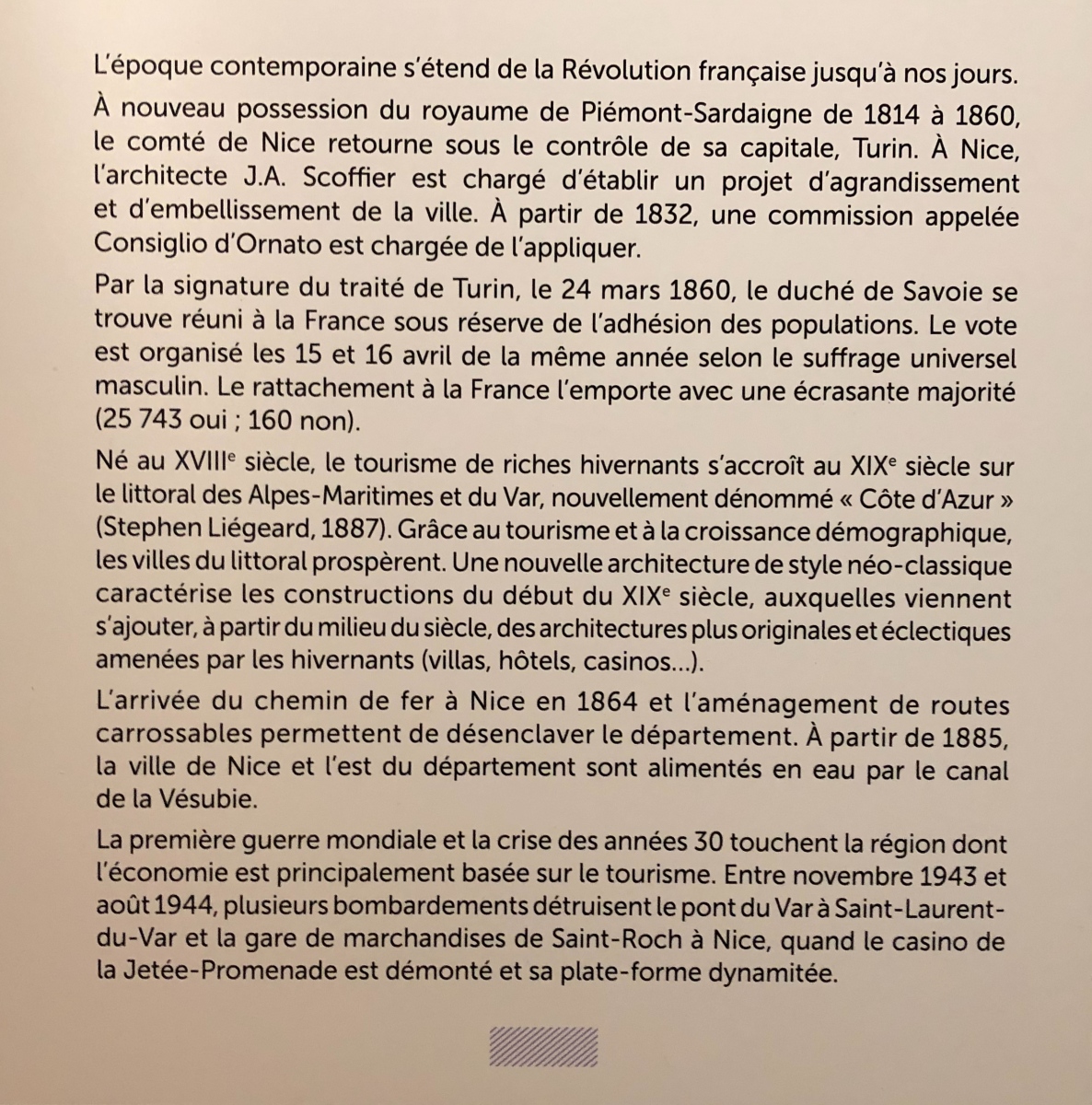 Visite de l'exposition « Entre monts et rivages. 10 ans d’archéologie à Nice et dans la Métropole »