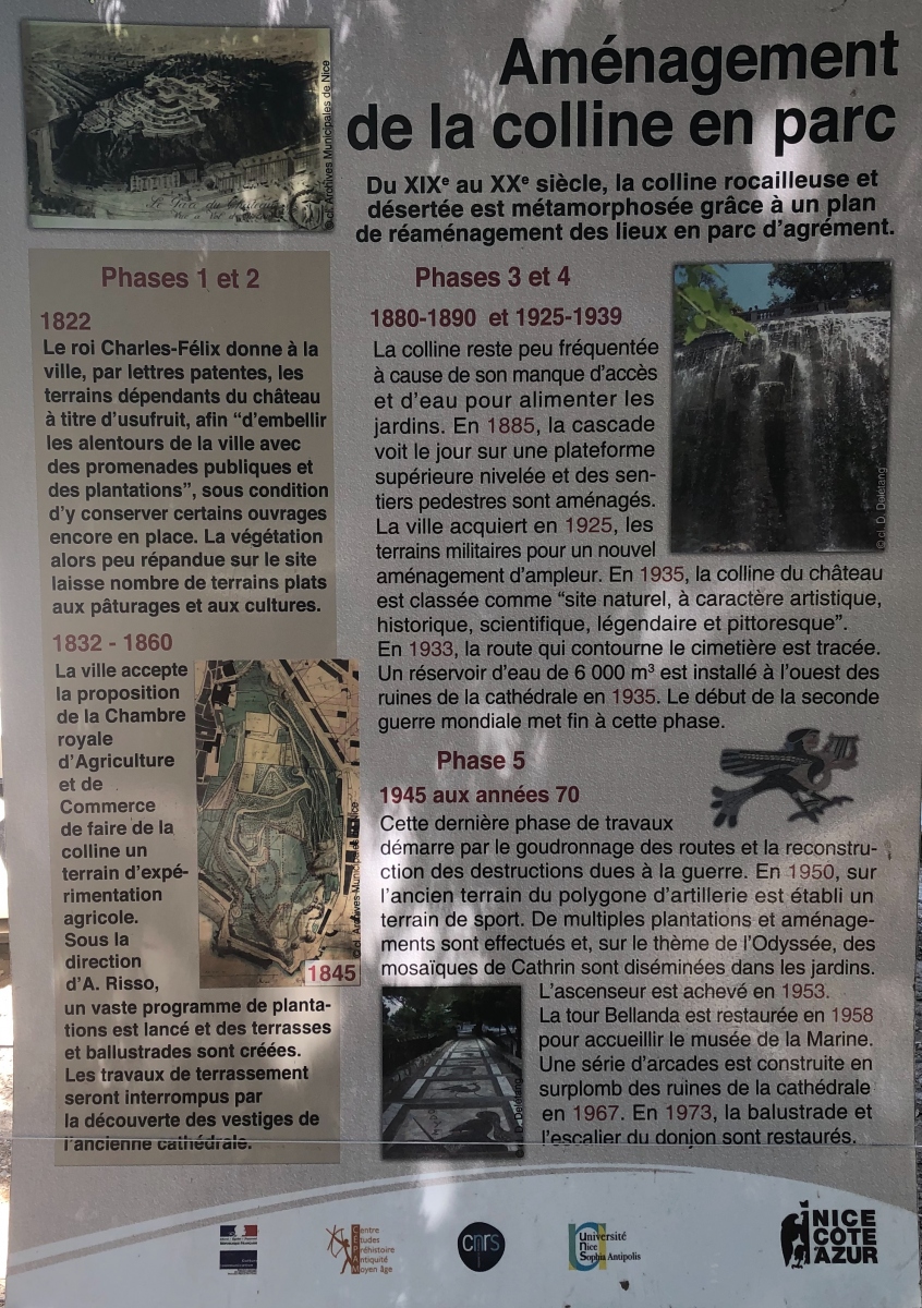 Visite guidée des fouilles archéologiques sur la colline du château de Nice