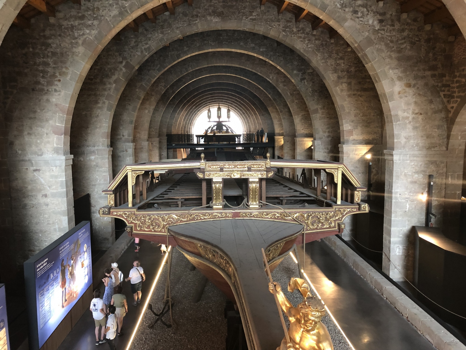Visite du musée maritime de Barcelone