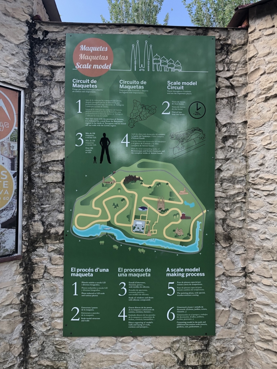 Visite du parc de miniatures de Catalogne