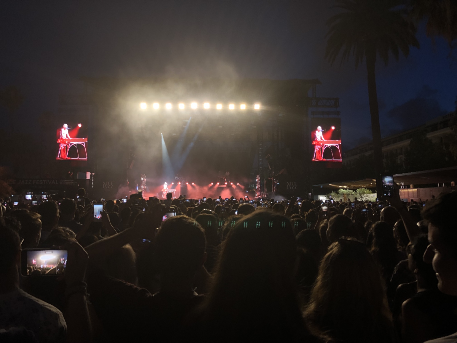 Concert d'Angèle au festival de jazz de Nice