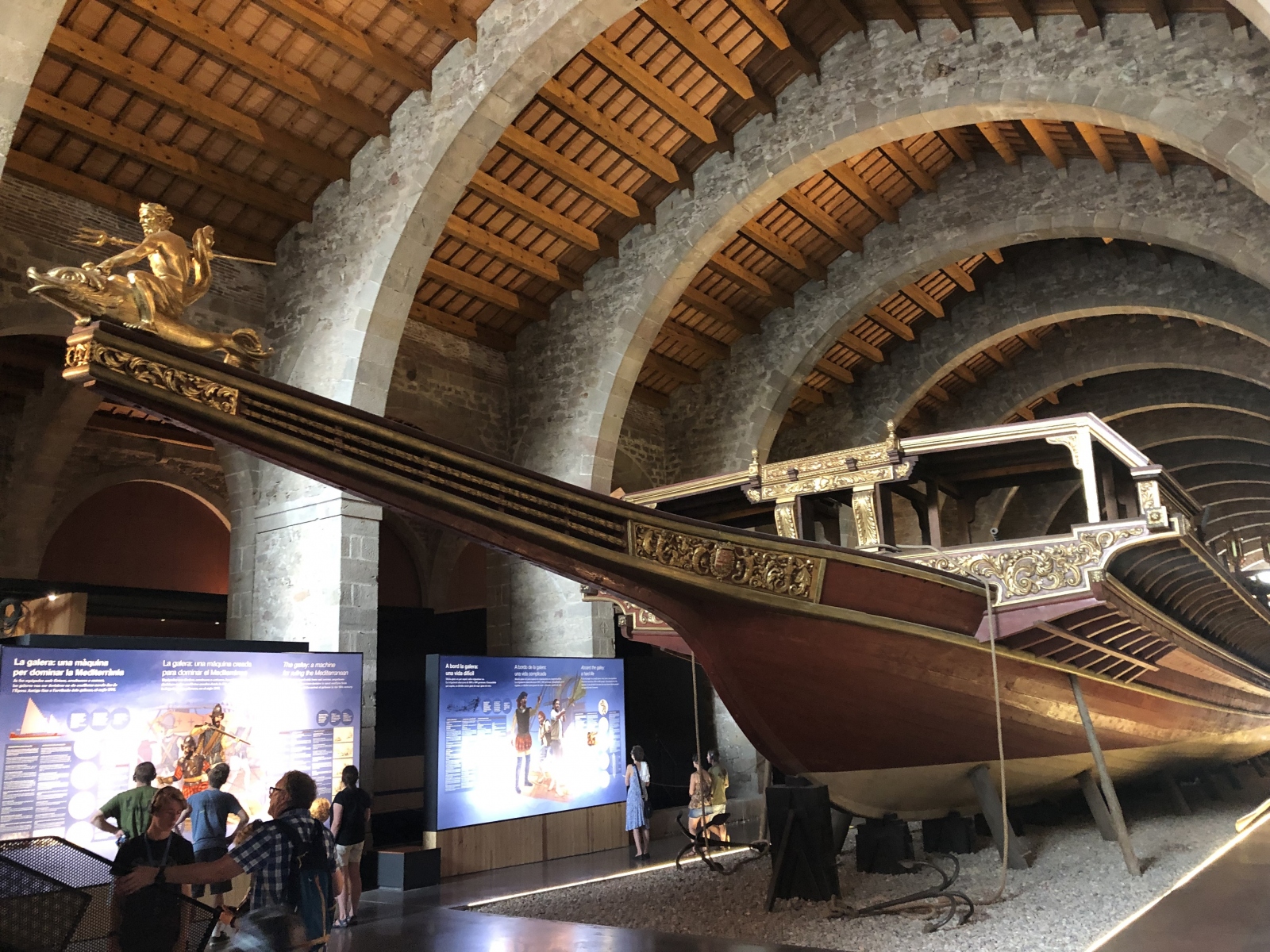 Visite du musée maritime de Barcelone