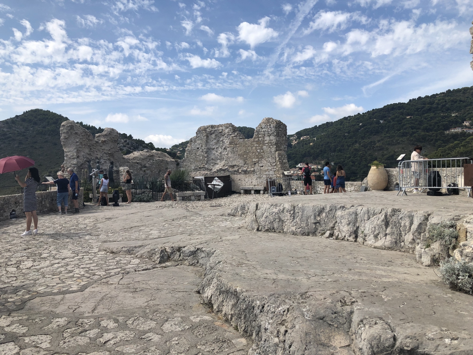 Visite du  jardin botanique à Eze village