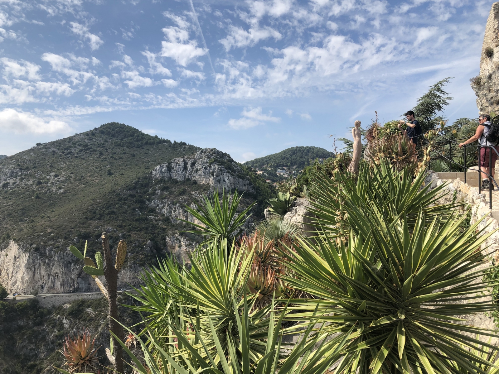 Visite du  jardin botanique à Eze village