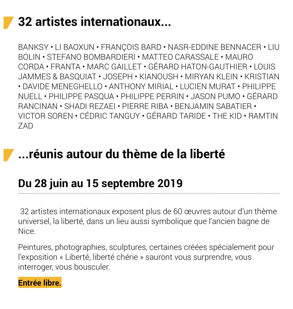 Visite de l'exposition 