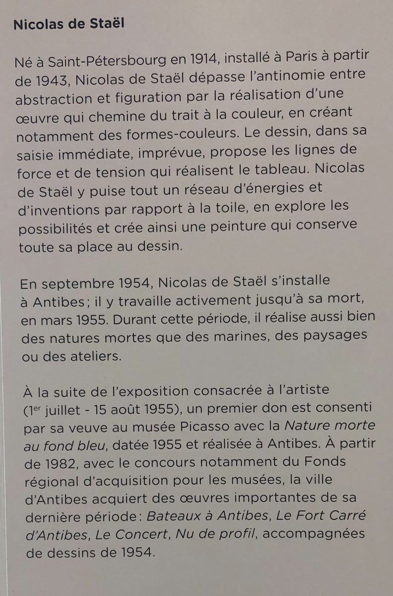Visite du musée Picasso à Antibes