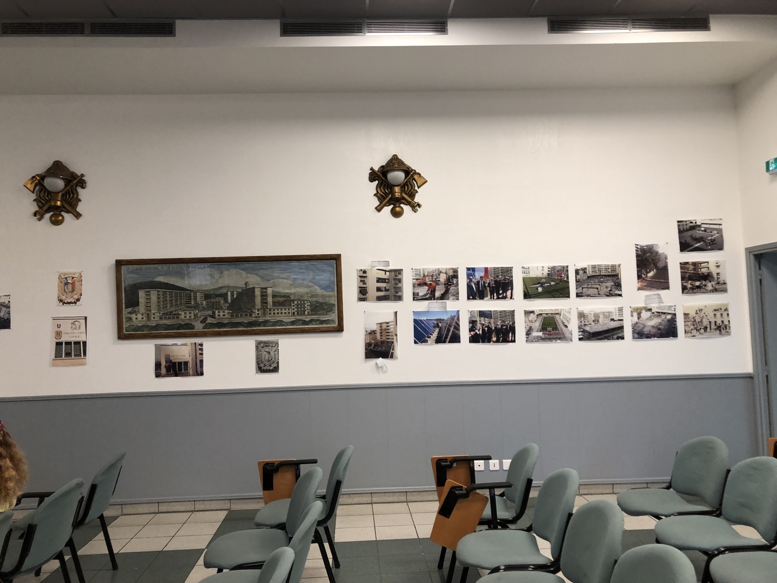 Visite de la caserne de pompiers de Magnan