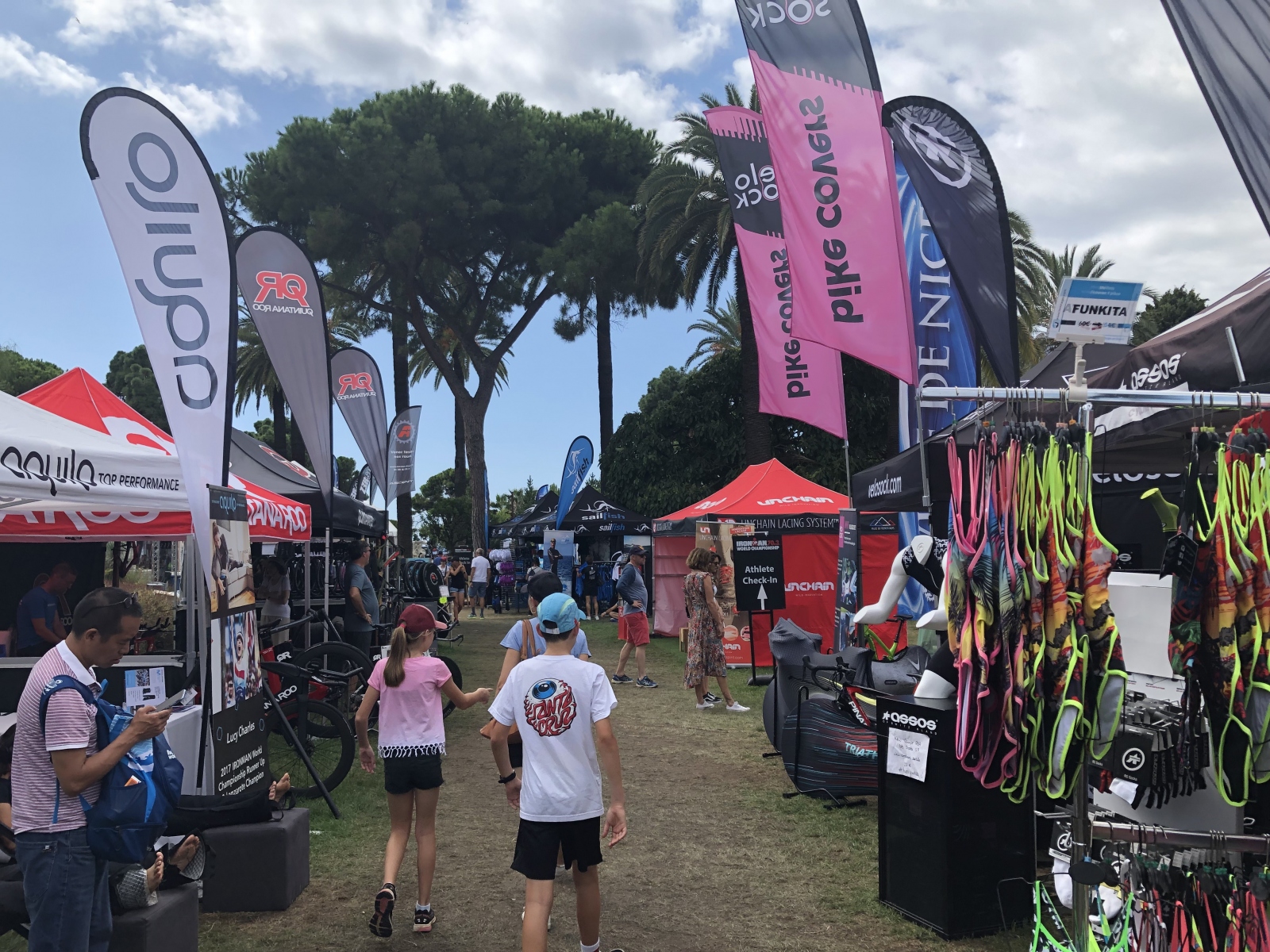 Ballade pour voir le championnat du monde de Triathlon IRON MAN 70.3
