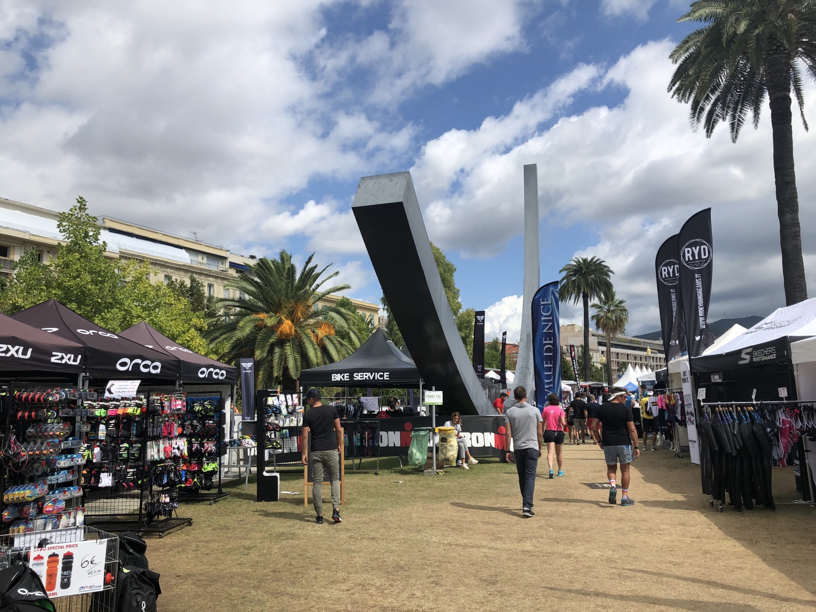 Ballade pour voir le championnat du monde de Triathlon IRON MAN 70.3
