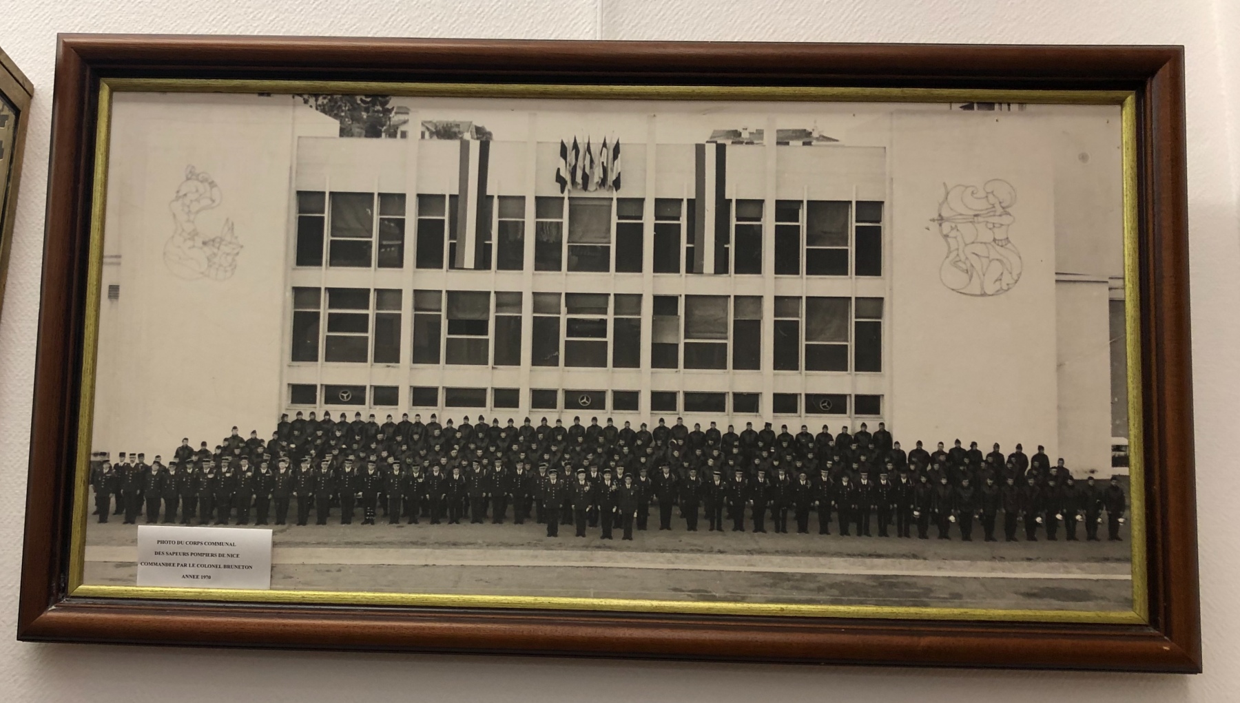 Visite de la caserne de pompiers de Magnan