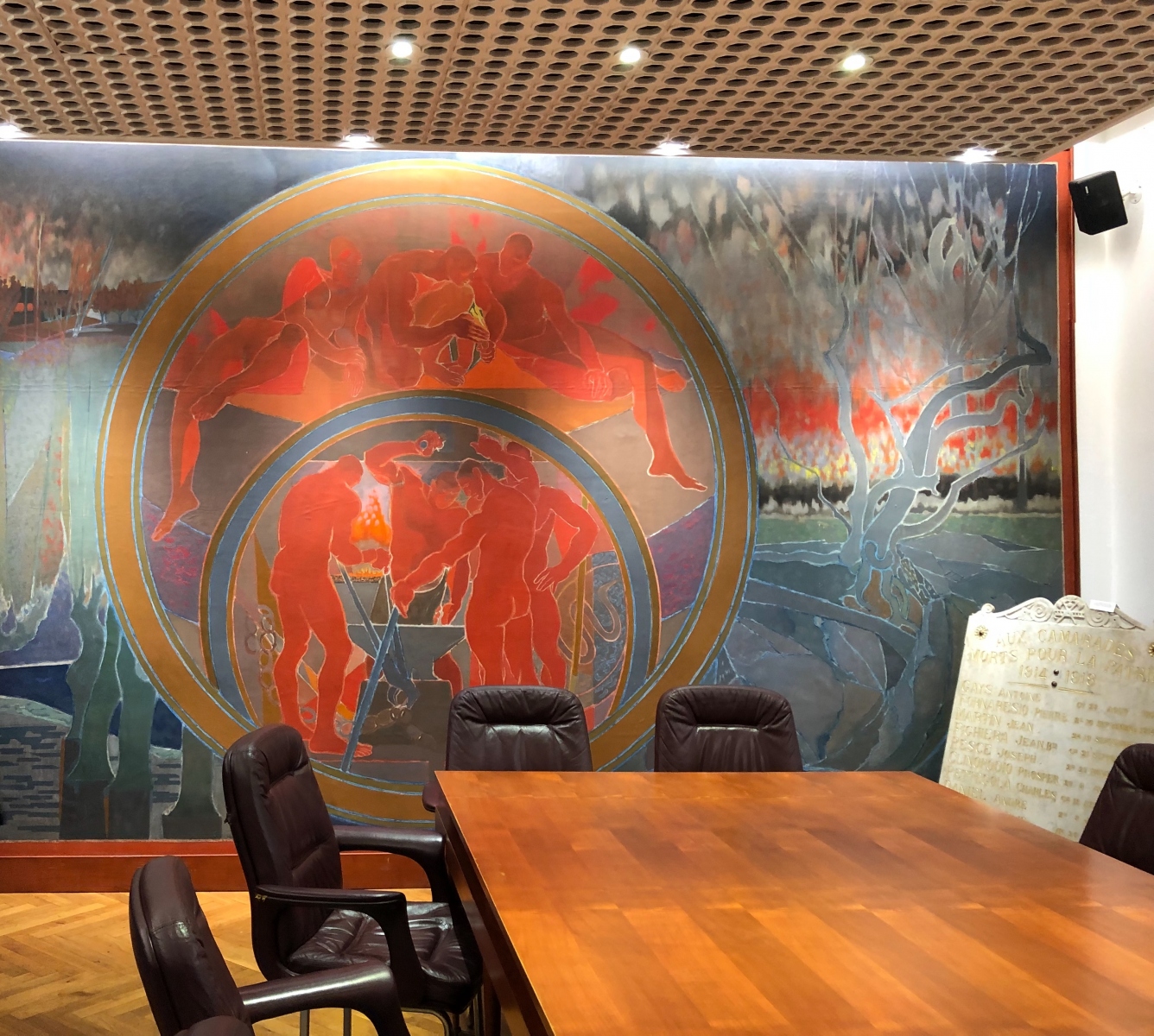 Visite de la caserne de pompiers de Magnan