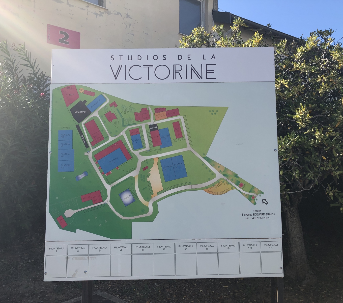 Visite des studios de la Victorine à Nice
