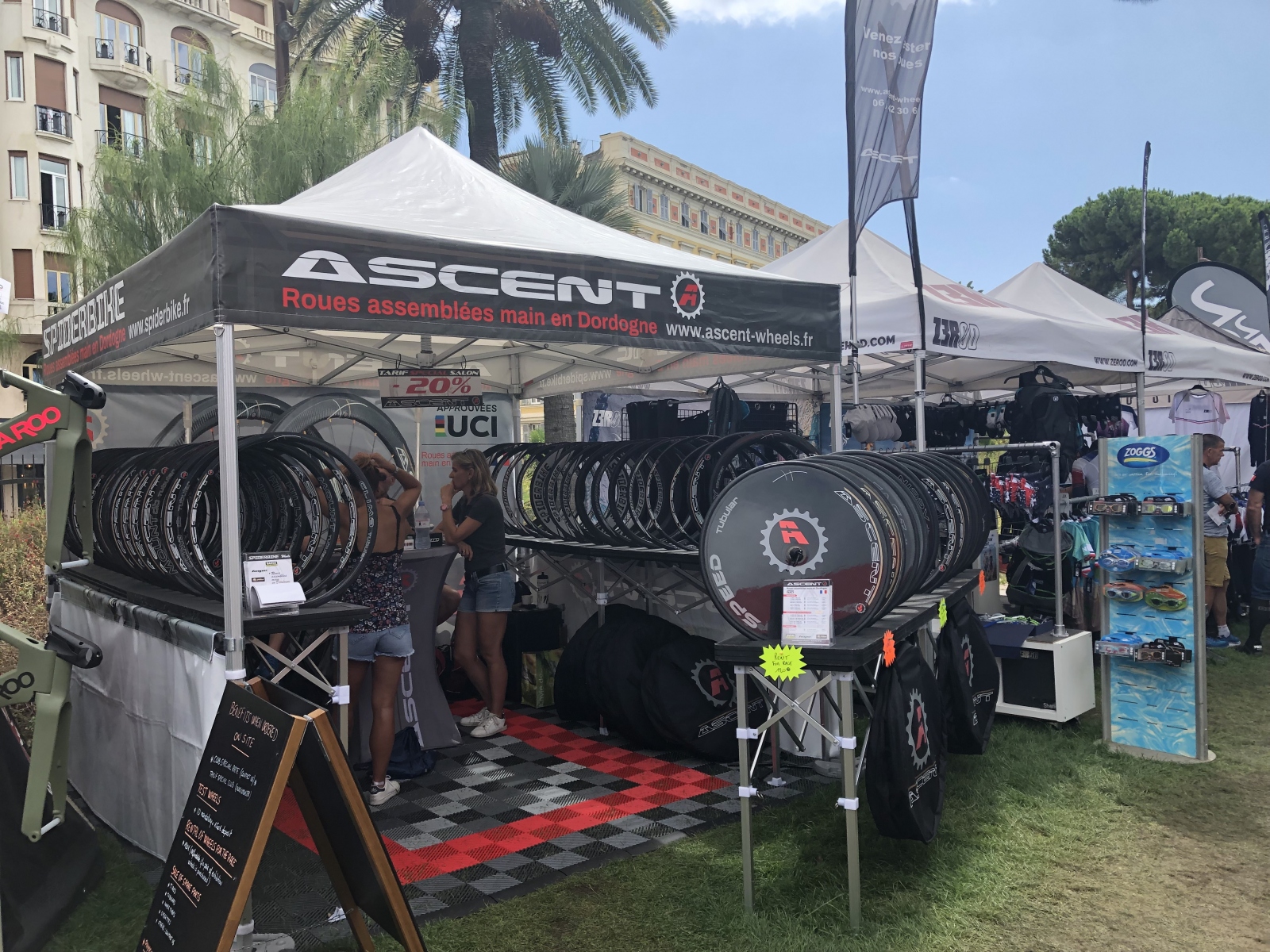 Ballade pour voir le championnat du monde de Triathlon IRON MAN 70.3