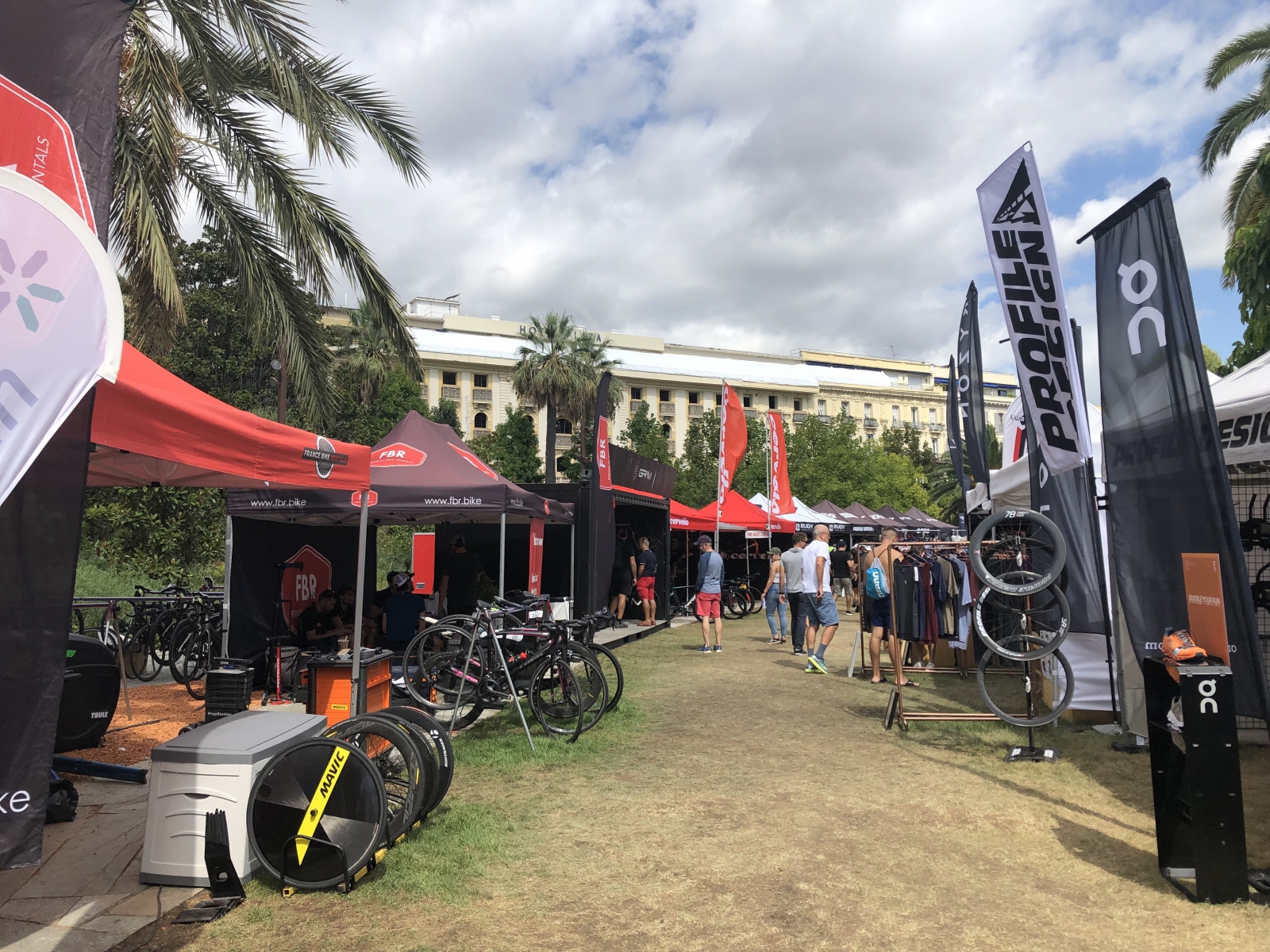 Ballade pour voir le championnat du monde de Triathlon IRON MAN 70.3