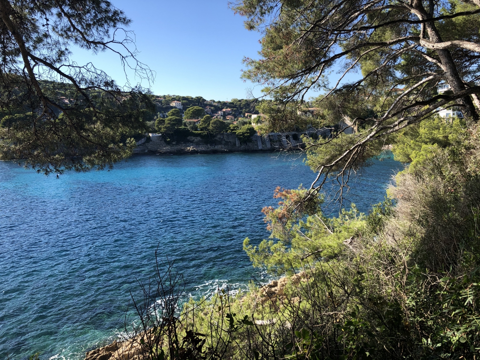 Ballade le long du sentier de la Pointe Saint-Hospice à Saint Jean Cap-Ferrat