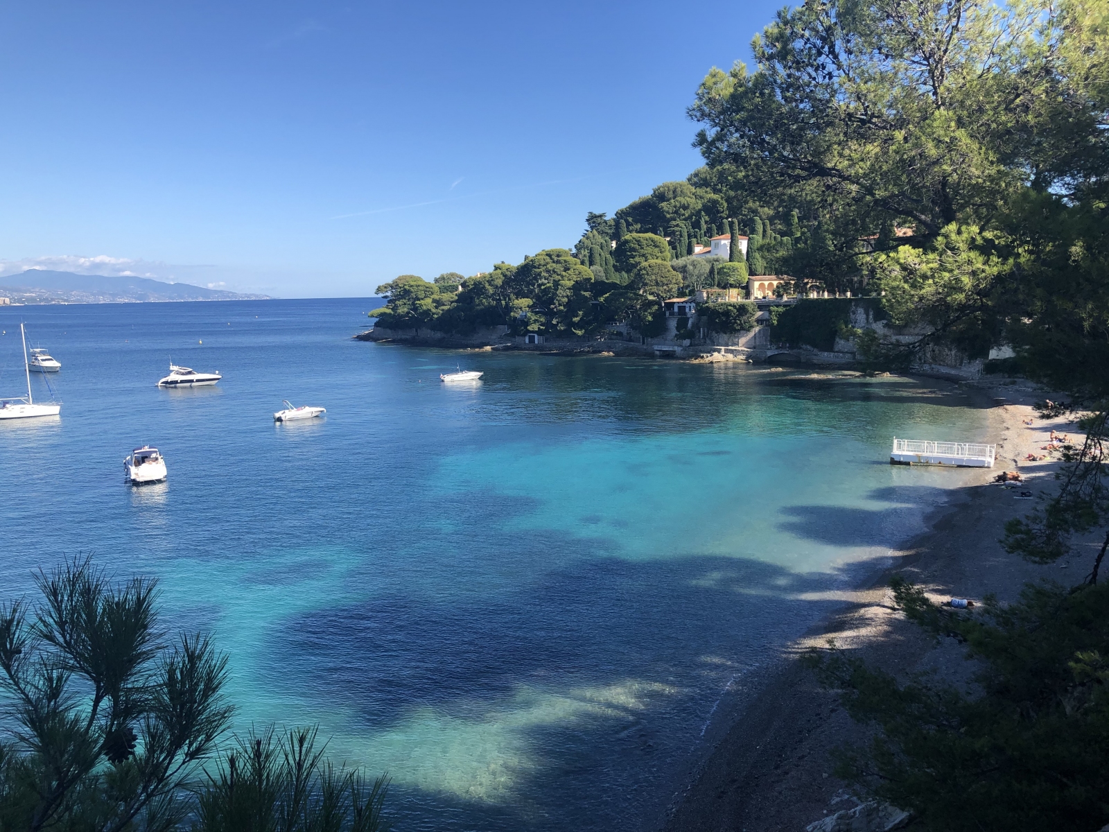 Ballade le long du sentier de la Pointe Saint-Hospice à Saint Jean Cap-Ferrat