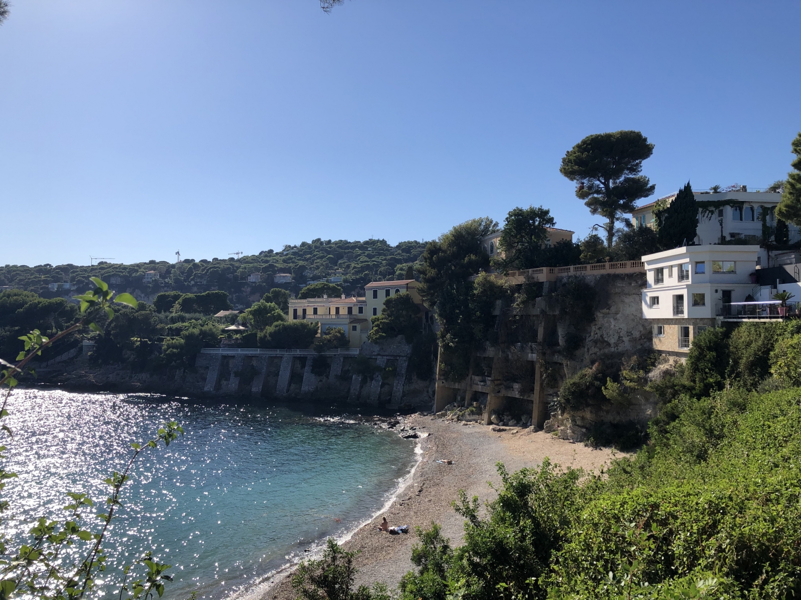 Ballade le long du sentier de la Pointe Saint-Hospice à Saint Jean Cap-Ferrat