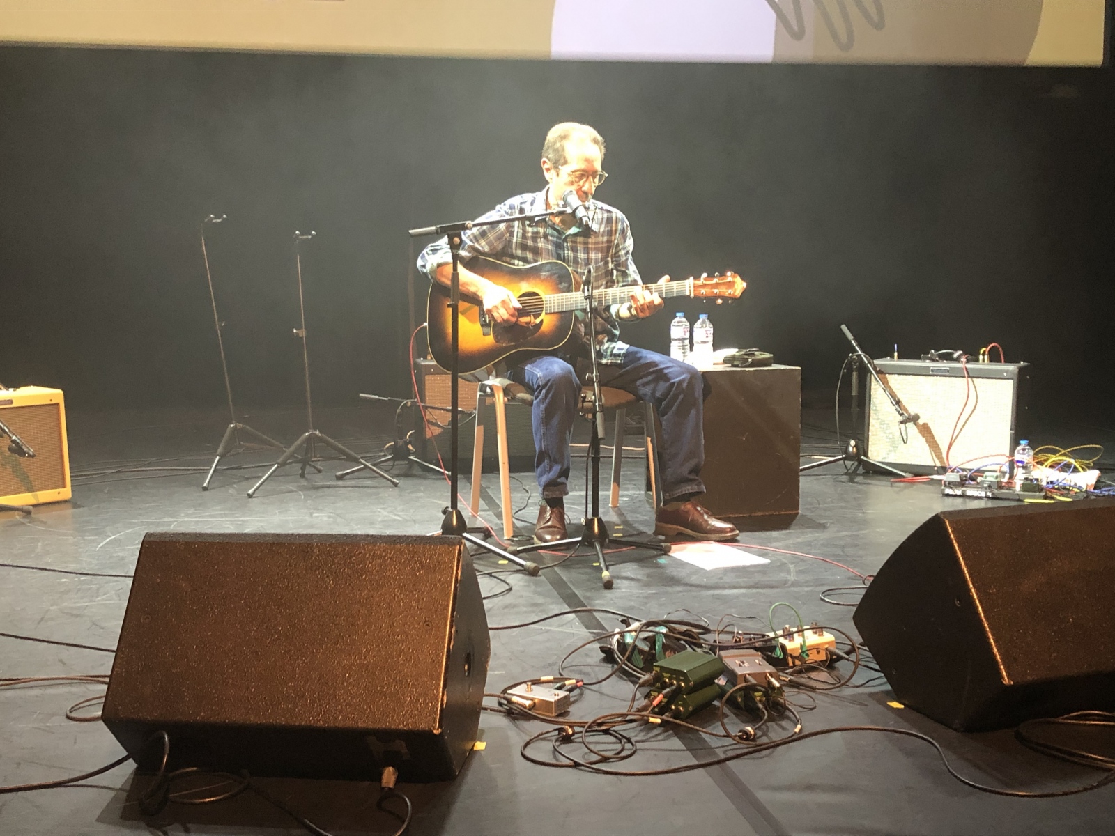 Deuxième soirée du festival de guitare de Nice avec Patrick Verbeke, Cisco Herzhaft et Chris Lancry.