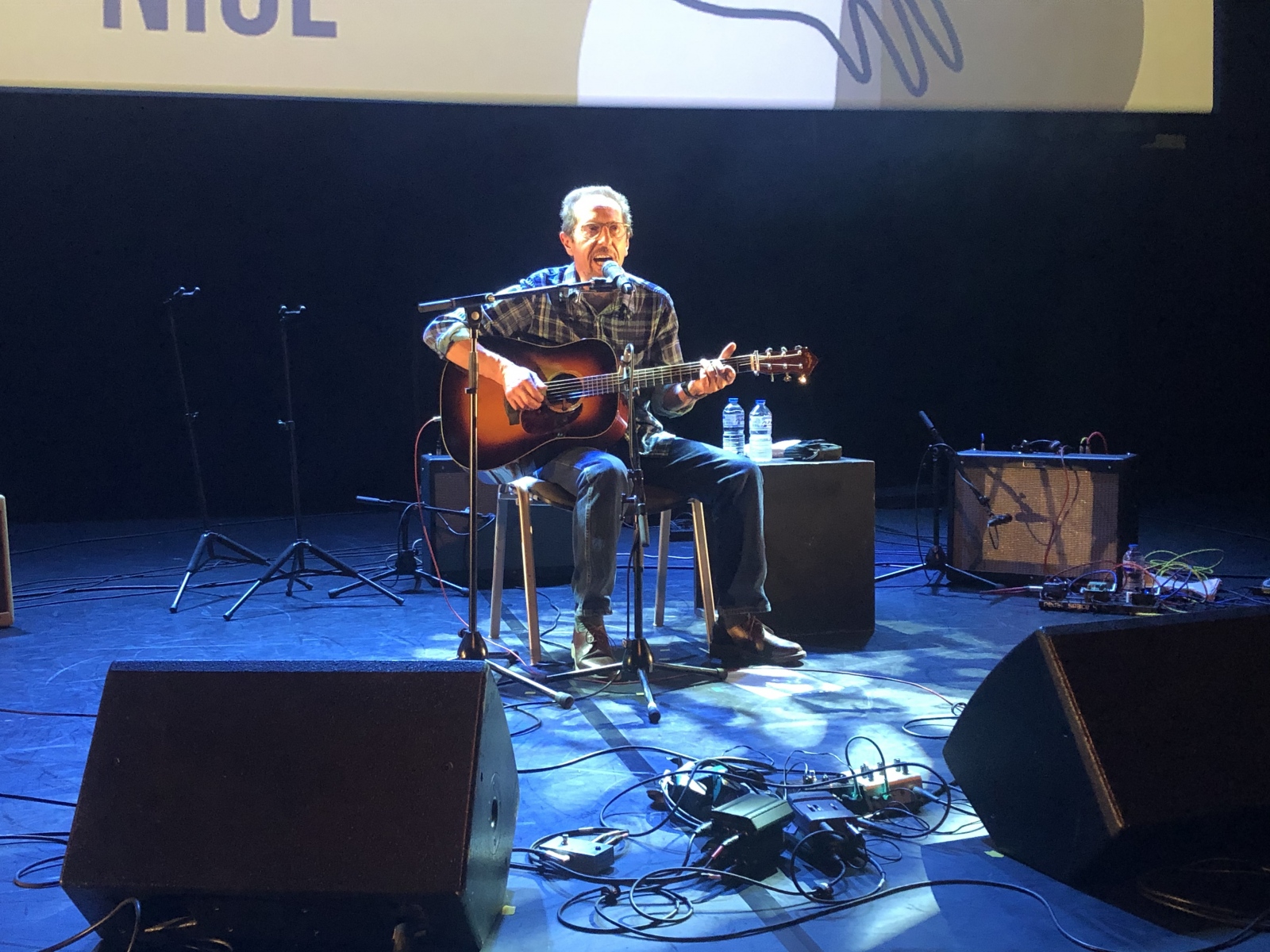 Deuxième soirée du festival de guitare de Nice avec Patrick Verbeke, Cisco Herzhaft et Chris Lancry.